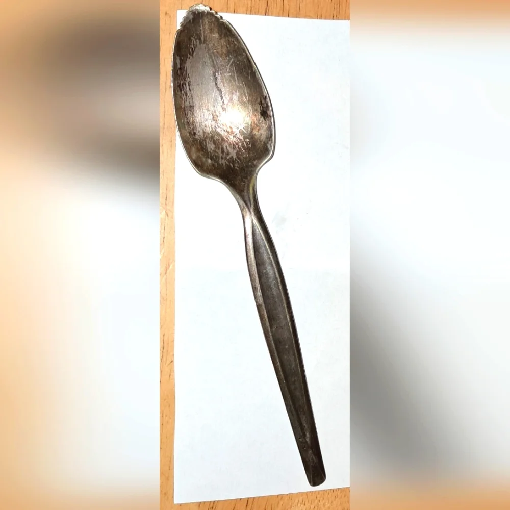 WM ROGERS MFG. CO. serated tip Spoon